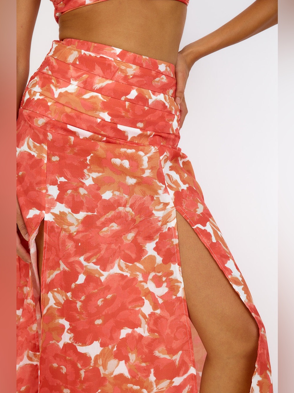 🆕(NWT) HELLO MOLLY (SHAREEN) Golden Sunset Maxi Skirt Orange. XL/AU 14